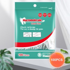 100 kpl laukku korkealaatuinen hammaslanka valmistaja Dental Pick Floss aikuisille Dental Floss